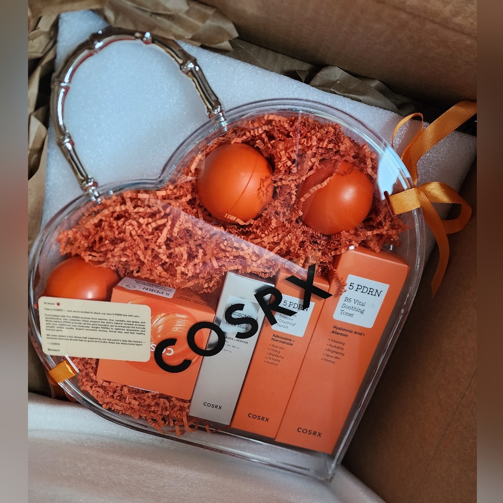 COSRX Skincare PR Set in Heart Case